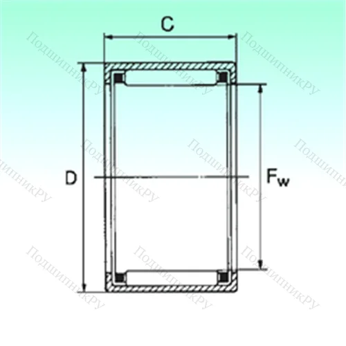 Подшипник игольчатый радиальный HK 0509