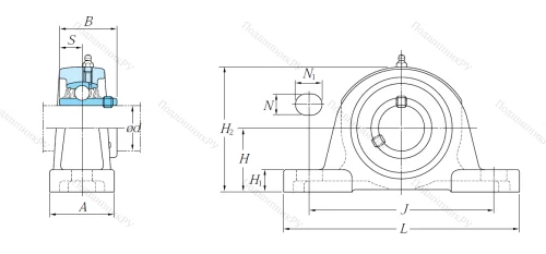 Подшипниковый узел UCP 208 J в Иркутске