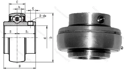 Корпусный подшипник UC 215 в Иркутске