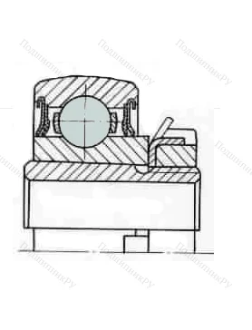 Шариковый однорядный подшипник 1680204