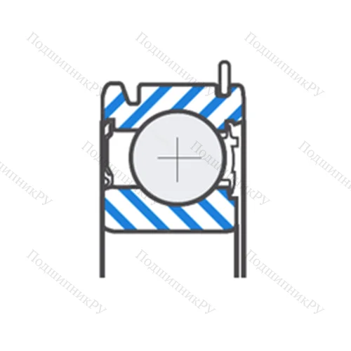 Подшипник шариковый радиальный BB 1-3042C