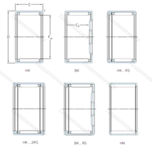 Подшипник игольчатый радиальный BK 2016