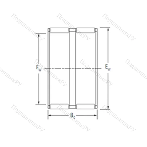 Подшипник игольчатый радиальный K 35X 45X 49HZW