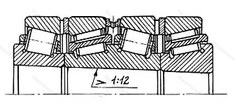 Модификация подшипника 6-577752ЛМ размер 260x440x328,5