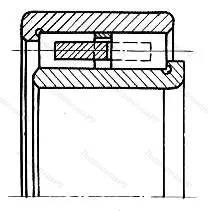 Модификация подшипника 6-772734М1 размер 170x320x166/154