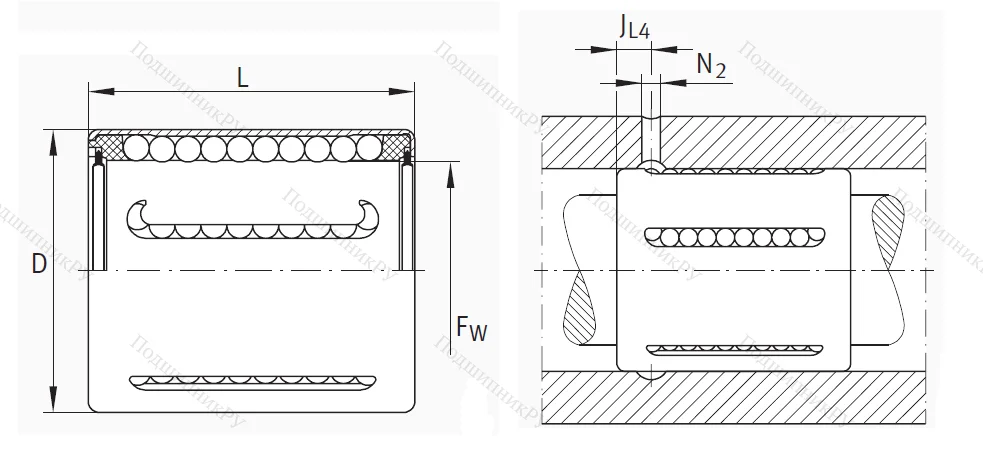 Подшипник KH 25 PP