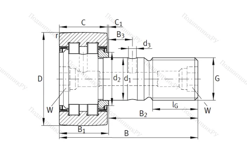 Подшипник PWKR 80 2RS от производителя  INA