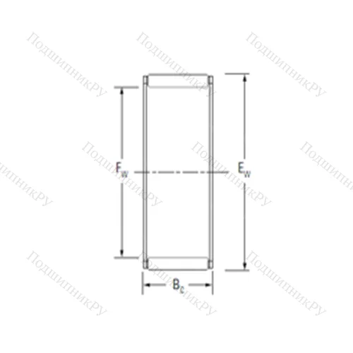 Подшипник игольчатый радиальный K 24X 30X 10TN