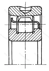Подшипник N 312EC/P 62 размер 60x130x31