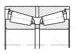 Подшипник  597840 размер 200x250x70
