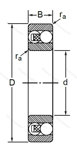 Двухрядный шариковый подшипник 1211 в Иркутске