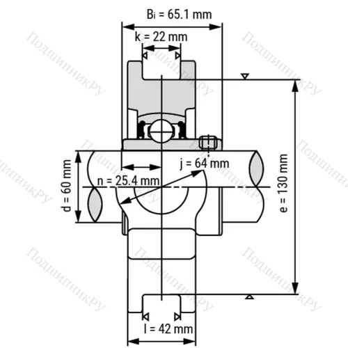 Подшипниковый узел UCT 318 - Вал: 90 мм
