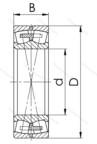 Сферический роликовый подшипник 3526 (22226) в Иркутске