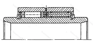 Подшипник  714738 размер 190x240x100/124