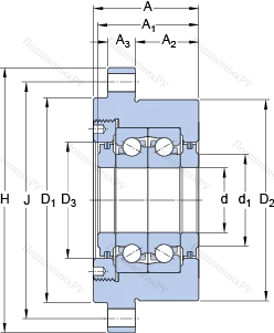 Подшипник FBSA 208/DF