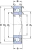 Подшипник S 7022 CE/HCP 4A