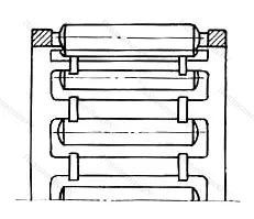Подшипник  КВК12х16х13 размер 12x16x13