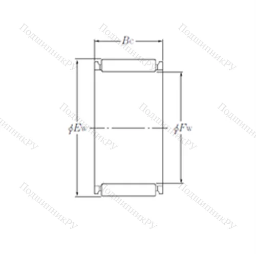 Подшипник игольчатый радиальный K 25?29?10 от производителя  NTN