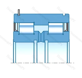 Двухрядный роликовый подшипник SL 04 5010 LLNR