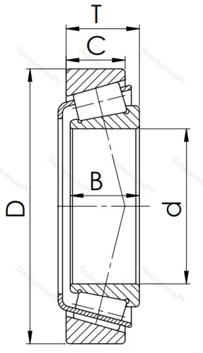 Конический роликовый подшипник 7514 (32214) в Иркутске
