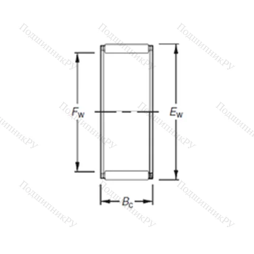 Подшипник игольчатый радиальный K 25X 35X 23,7H