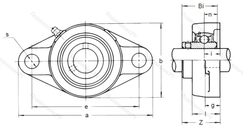 Подшипниковый узел UCFL 208 в Иркутске