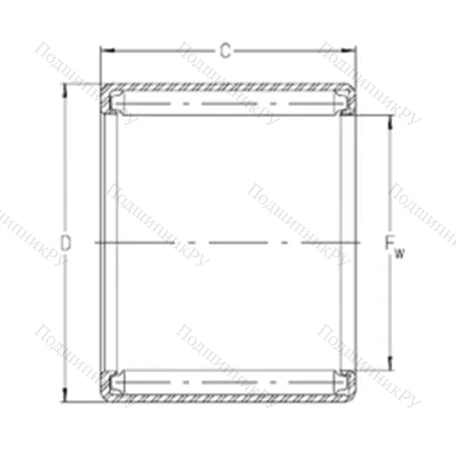 Подшипник игольчатый радиальный S 4216