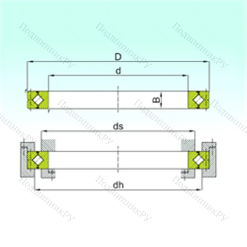 Подшипник роликовый опорно-поворотный CRBC 30040