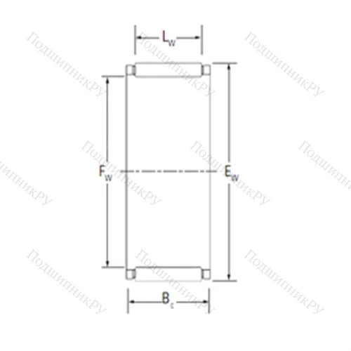 Подшипник игольчатый радиальный K 10X 13X 14,5SE