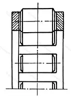 Модификация подшипника 6-822907 размер 36x50x15,15