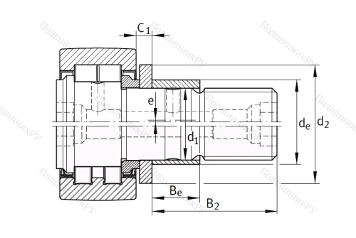 Подшипник PWKRE 90 2RS от производителя  INA