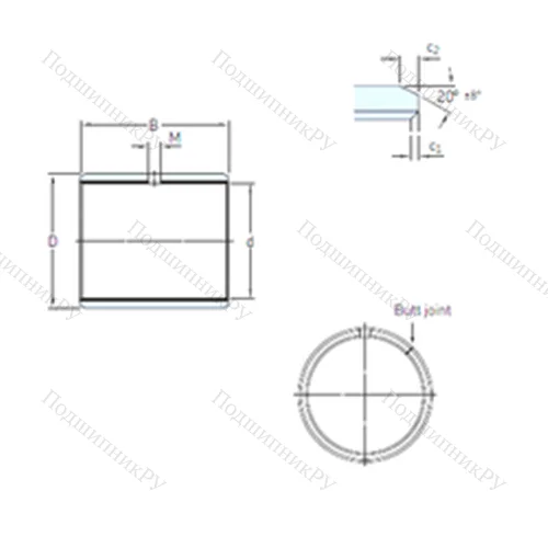 Подшипник скольжения PCM 28028580 E