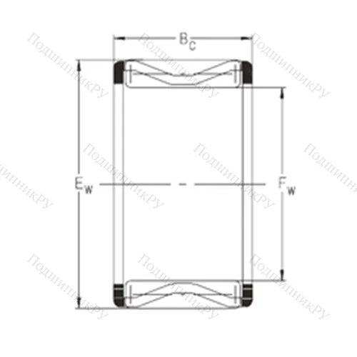 Подшипник игольчатый радиальный C 131714
