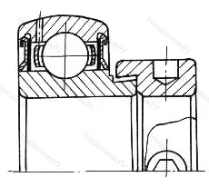 Подшипник  780212 размер 60x110x77,8 от производителя  ГПЗ-4