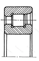 Модификация подшипника 512729У1 размер 145x180x18