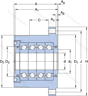 Подшипник FBSA 210 A/QFC