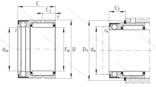 Комбинированный подшипник NX 30 XL