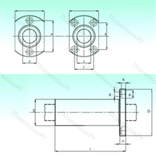 Подшипник шариковый линейный KBHL 08
