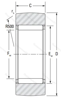 Подшипник RSTO 17 от производителя  KOYO