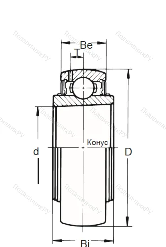 Корпусный подшипник UK 205 в Иркутске