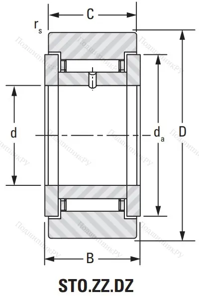 Подшипник STO 30 ZZ DZ