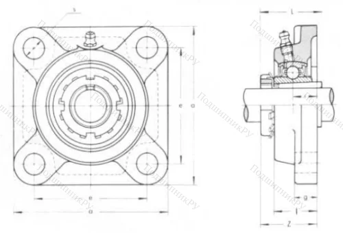 Подшипниковый узел UKF 213 в Иркутске