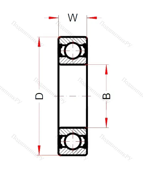 Высокотемпературный подшипник 6206 BHTS ZZ 280° (BECO)