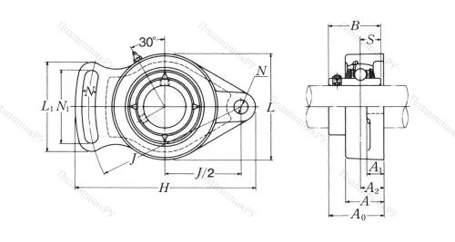 Подшипниковый узел UCFA 209 NSK в Иркутске