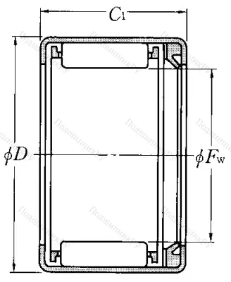 Игольчатый подшипник HK 3018 L/3AS