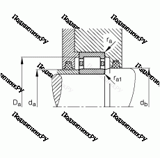 Подшипник NU 2307-E-TVP 2