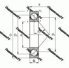 7008CTRV 1VSUMP 3 радиально-упорный шпиндельный подшипник NSK