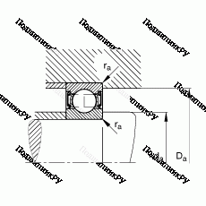 Подшипник 6003-2RSR
