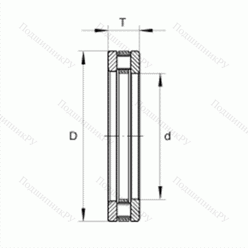 Подшипник роликовый упорный RT 612